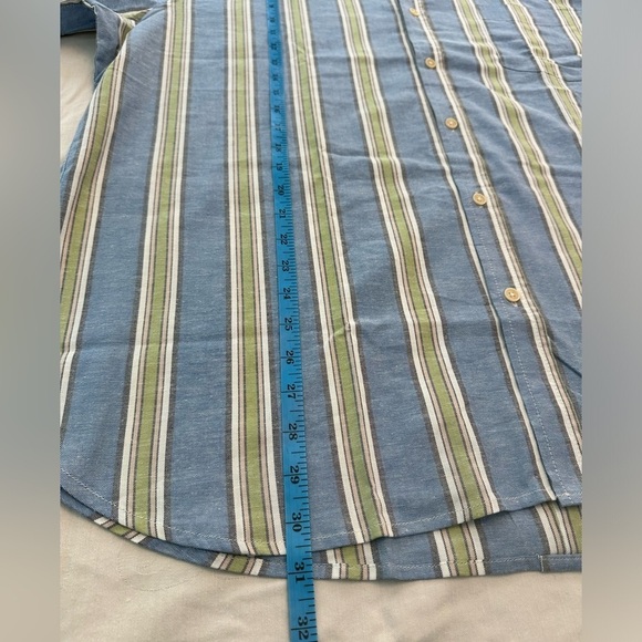 Ben Sherman Striped Oxford Shirt Short Sleeves XXL NWT - Picture 11 of 13